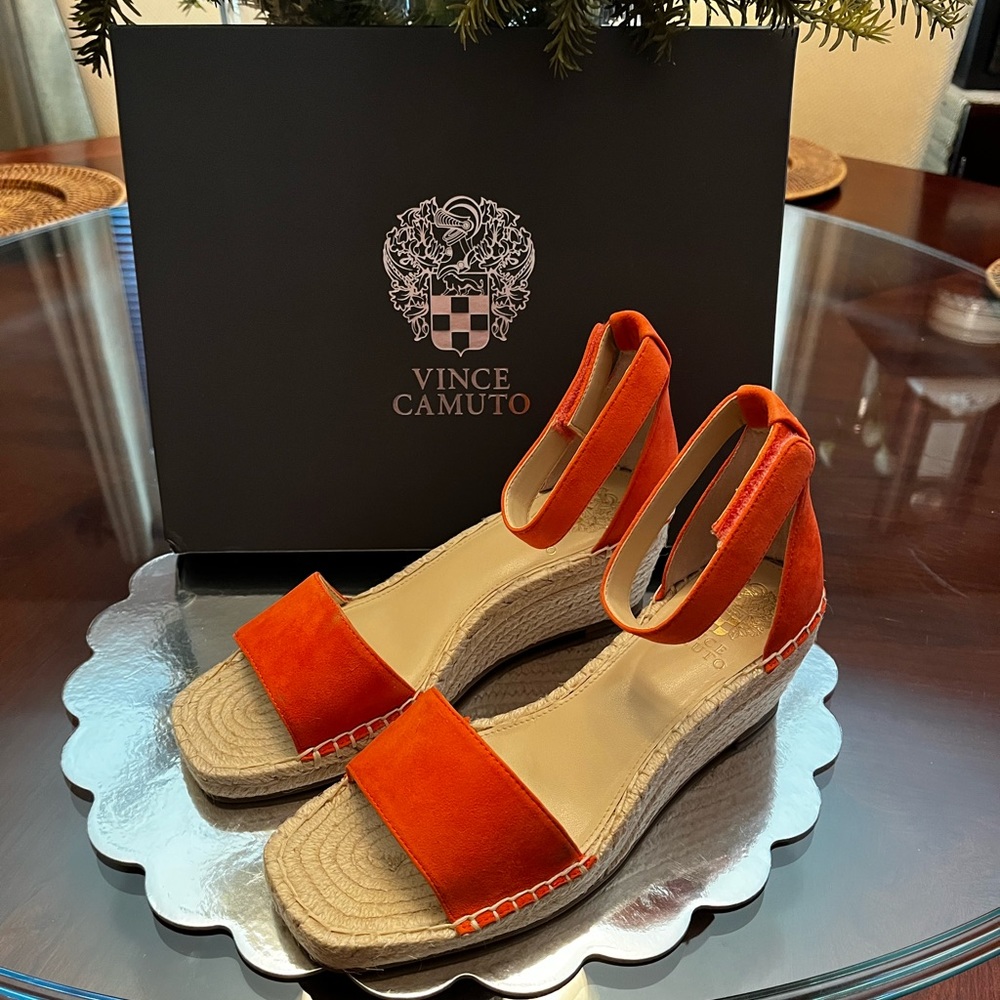 Vince Camuto Jesla Leather Espadrille Sandal